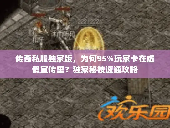 传奇私服独家版，为何95%玩家卡在虚假宣传里？独家秘技速通攻略