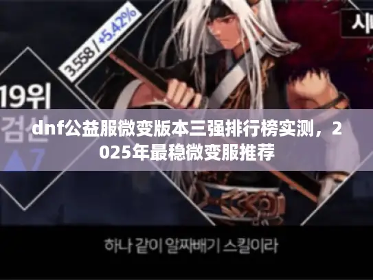 dnf公益服微变版本三强排行榜实测，2025年最稳微变服推荐