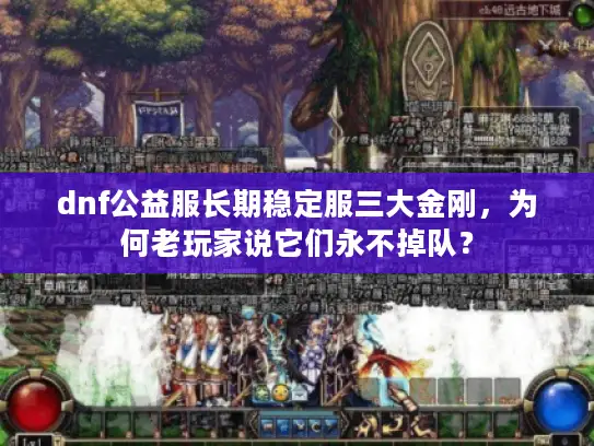 dnf公益服长期稳定服三大金刚，为何老玩家说它们永不掉队？