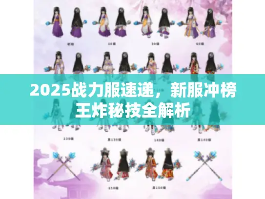 2025战力服速递，新服冲榜王炸秘技全解析
