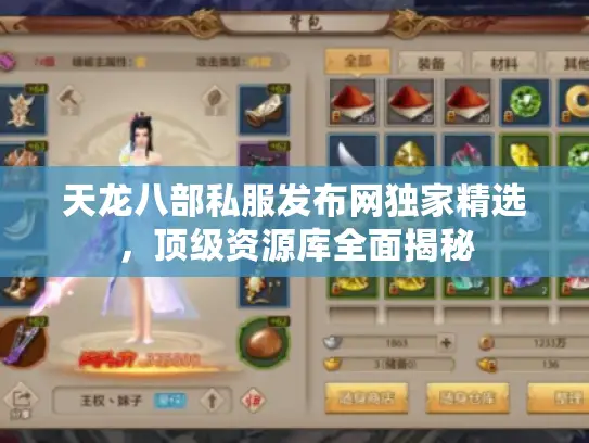 天龙八部私服发布网独家精选，顶级资源库全面揭秘