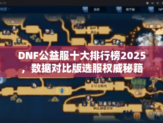 DNF公益服十大排行榜2025，数据对比版选服权威秘籍