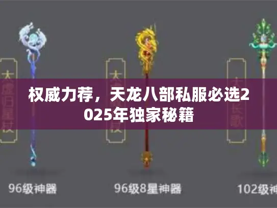 权威力荐，天龙八部私服必选2025年独家秘籍