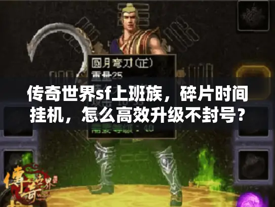 传奇世界sf上班族，碎片时间挂机，怎么高效升级不封号？