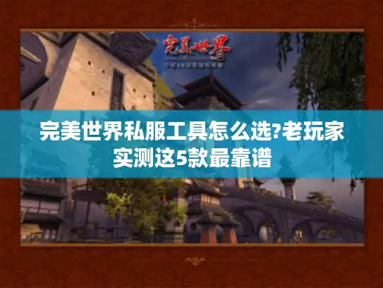 完美世界私服工具怎么选?老玩家实测这5款最靠谱