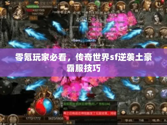 零氪玩家必看，传奇世界sf逆袭土豪霸服技巧