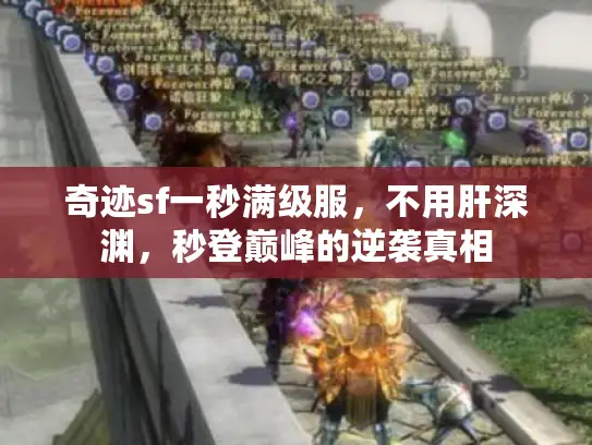奇迹sf一秒满级服，不用肝深渊，秒登巅峰的逆袭真相