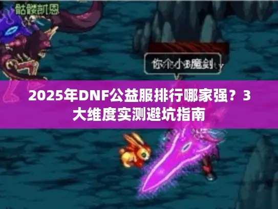 2025年DNF公益服排行哪家强？3大维度实测避坑指南