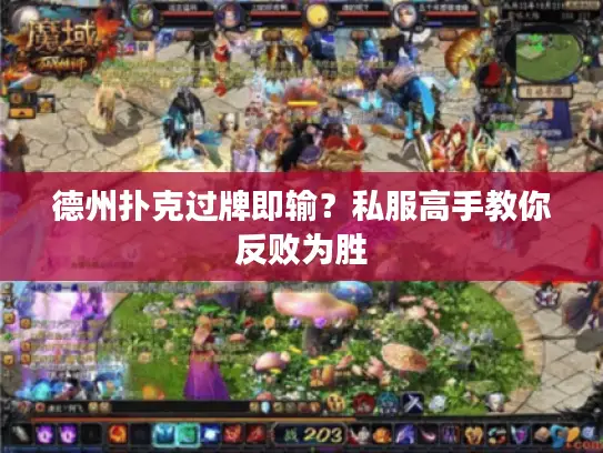 德州扑克过牌即输？私服高手教你反败为胜