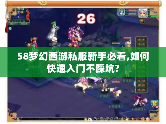 58梦幻西游私服新手必看,如何快速入门不踩坑?