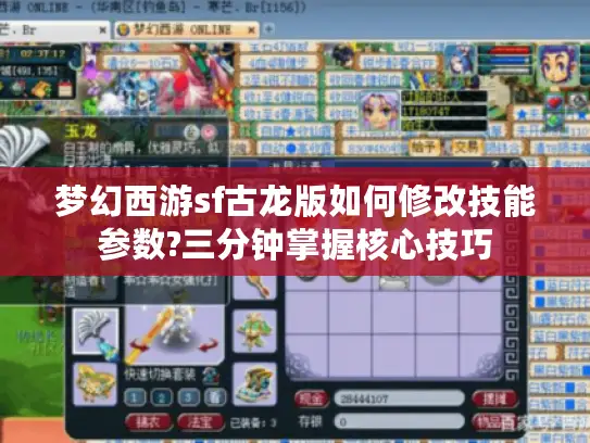 梦幻西游sf古龙版如何修改技能参数?三分钟掌握核心技巧