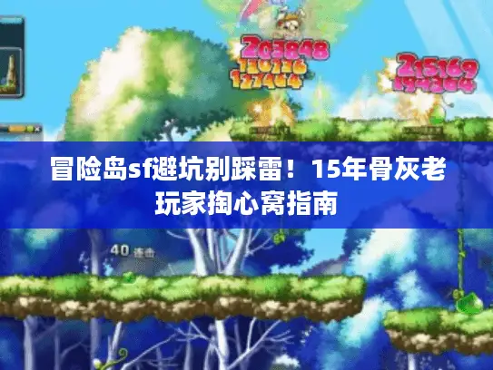 冒险岛sf避坑别踩雷！15年骨灰老玩家掏心窝指南