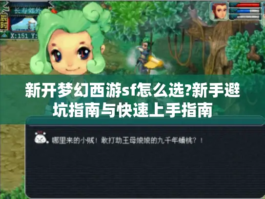 新开梦幻西游sf怎么选?新手避坑指南与快速上手指南