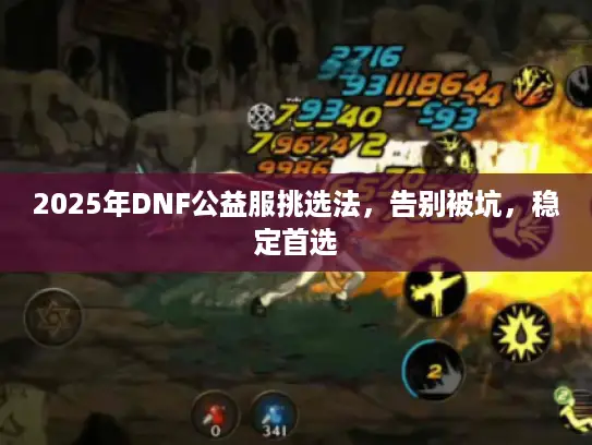 2025年DNF公益服挑选法，告别被坑，稳定首选