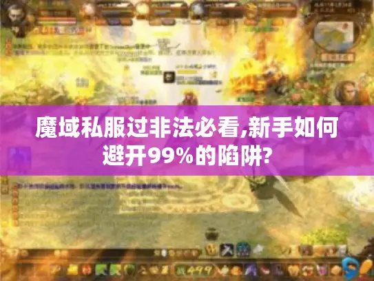 魔域私服过非法必看,新手如何避开99%的陷阱?