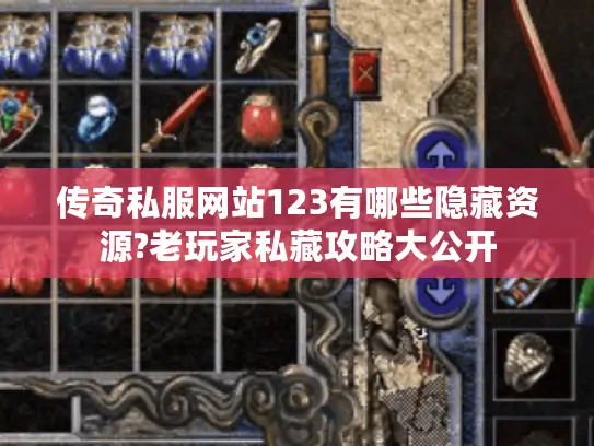 传奇私服网站123有哪些隐藏资源?老玩家私藏攻略大公开