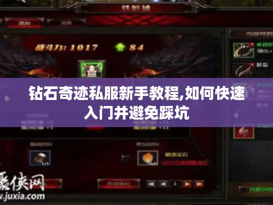 钻石奇迹私服新手教程,如何快速入门并避免踩坑