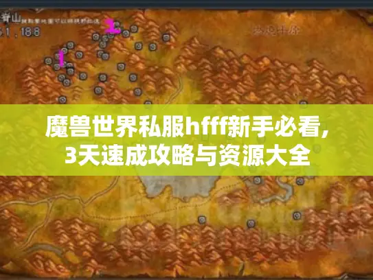 魔兽世界私服hfff新手必看,3天速成攻略与资源大全