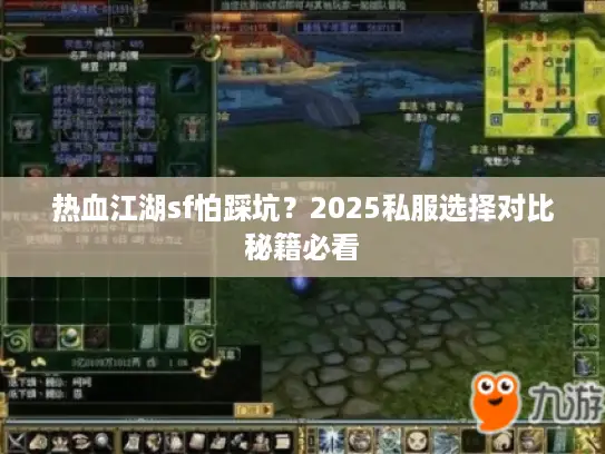 热血江湖sf怕踩坑？2025私服选择对比秘籍必看