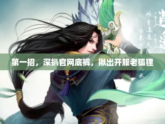 第一招，深扒官网底裤，揪出开服老狐狸