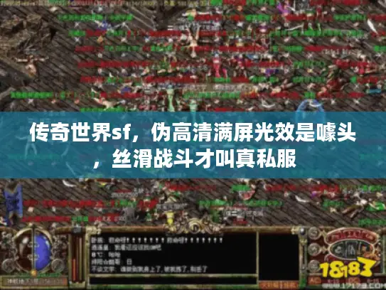 传奇世界sf，伪高清满屏光效是噱头，丝滑战斗才叫真私服