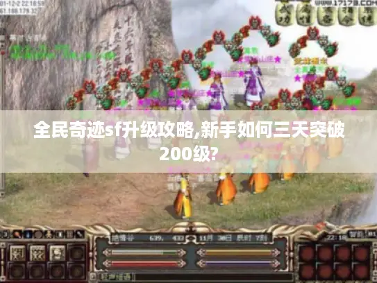 全民奇迹sf升级攻略,新手如何三天突破200级?
