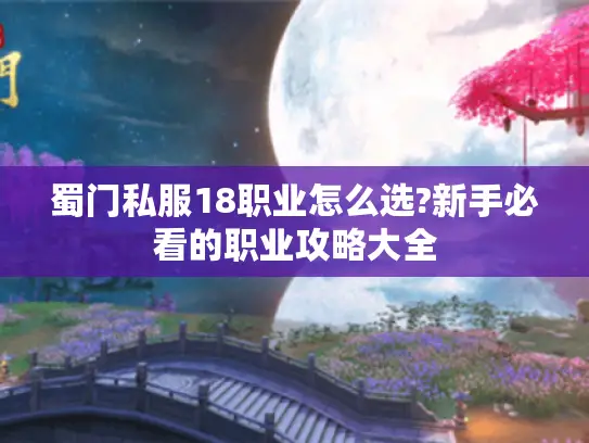 蜀门私服18职业怎么选?新手必看的职业攻略大全