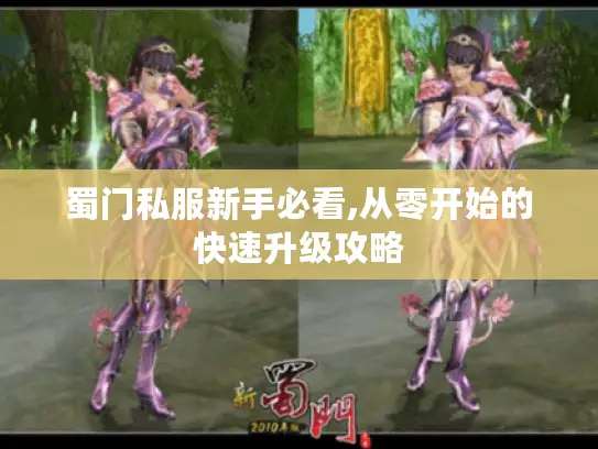蜀门私服新手必看,从零开始的快速升级攻略