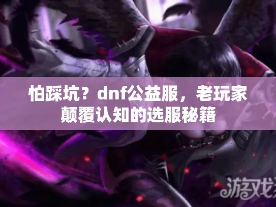 怕踩坑？dnf公益服，老玩家颠覆认知的选服秘籍