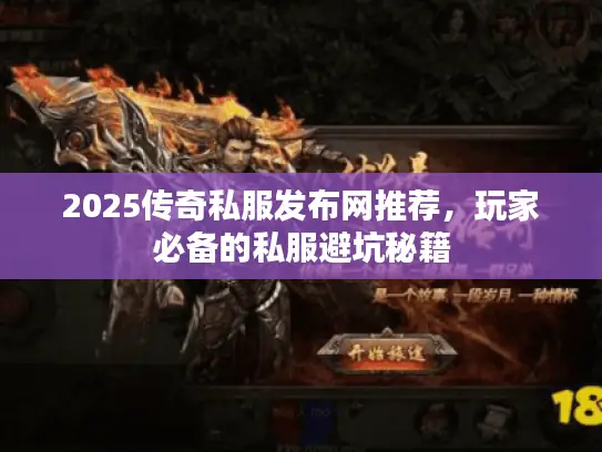2025传奇私服发布网推荐，玩家必备的私服避坑秘籍