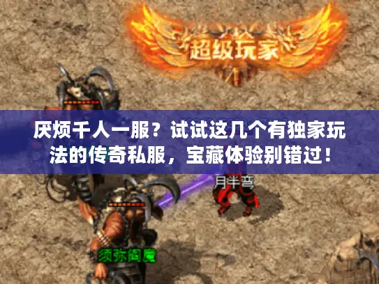 厌烦千人一服?试试这几个有独家玩法的传奇私服,宝藏体验别错过! 厌烦千人一服?试试这几个有独家玩法的传奇私服,宝藏体验别错过!