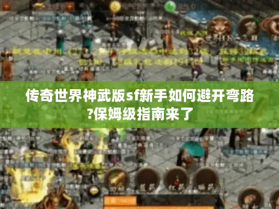 传奇世界神武版sf新手如何避开弯路?保姆级指南来了
