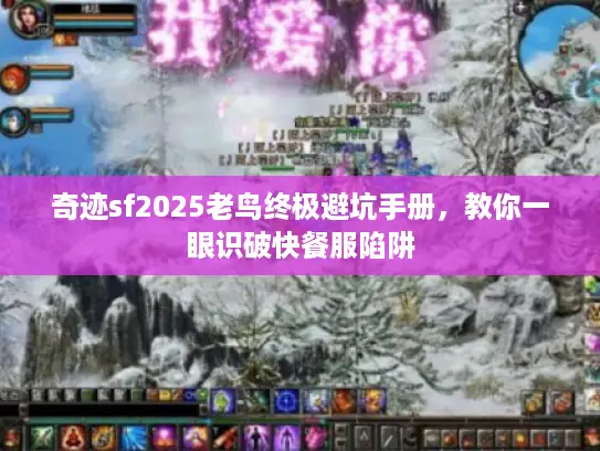 奇迹sf2025老鸟终极避坑手册，教你一眼识破快餐服陷阱
