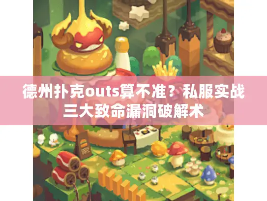 德州扑克outs算不准？私服实战三大致命漏洞破解术