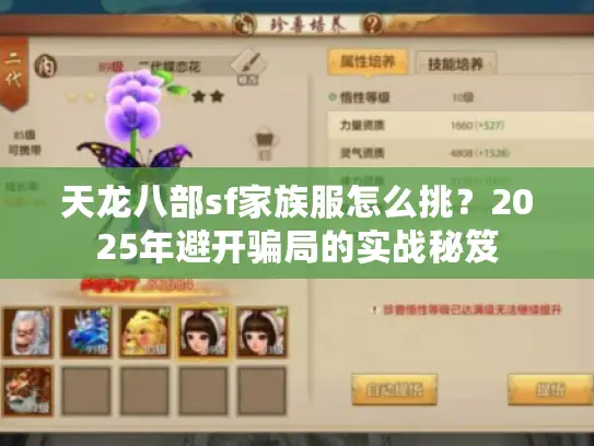 天龙八部sf家族服怎么挑？2025年避开骗局的实战秘笈