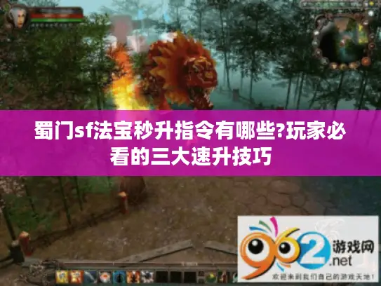 蜀门sf法宝秒升指令有哪些?玩家必看的三大速升技巧 蜀门sf法宝秒升指令有哪些?玩家必看的三大速升技巧
