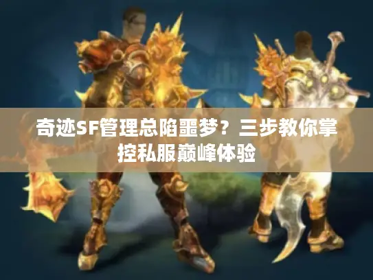 奇迹SF管理总陷噩梦？三步教你掌控私服巅峰体验