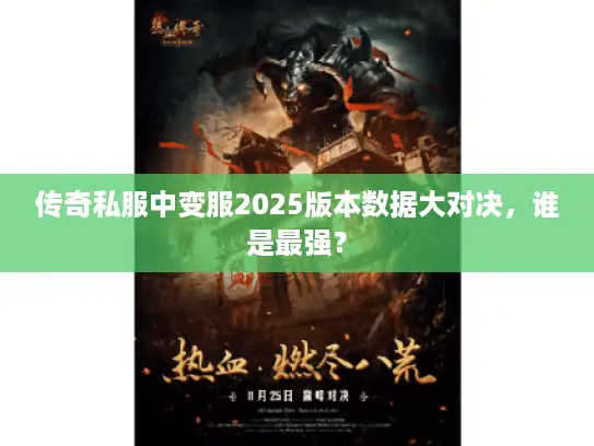 传奇私服中变服2025版本数据大对决，谁是最强？