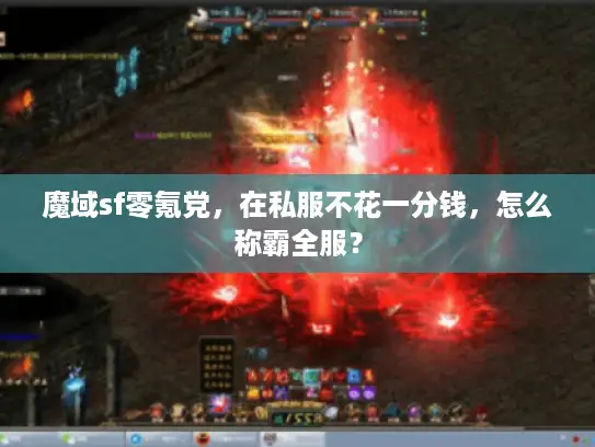 魔域sf零氪党，在私服不花一分钱，怎么称霸全服？