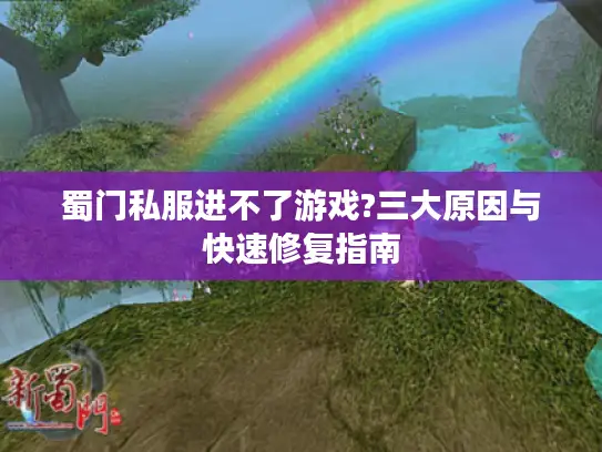 蜀门私服进不了游戏?三大原因与快速修复指南
