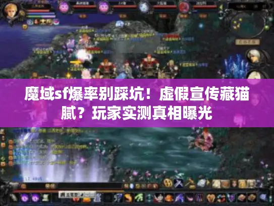 魔域sf爆率别踩坑！虚假宣传藏猫腻？玩家实测真相曝光