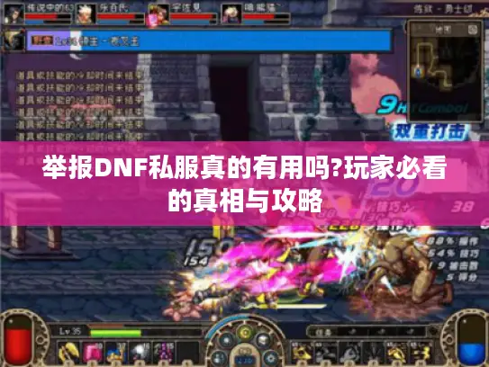 举报DNF私服真的有用吗?玩家必看的真相与攻略