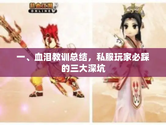 一、血泪教训总结，私服玩家必踩的三大深坑