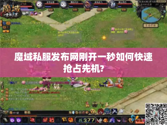 魔域私服发布网刚开一秒如何快速抢占先机?