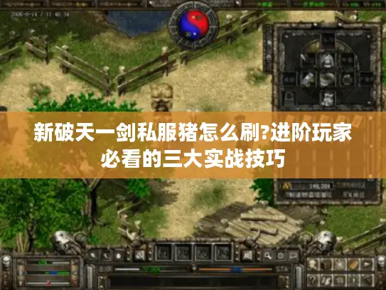 新破天一剑私服猪怎么刷?进阶玩家必看的三大实战技巧 新破天一剑私服猪怎么刷?进阶玩家必看的三大实战技巧