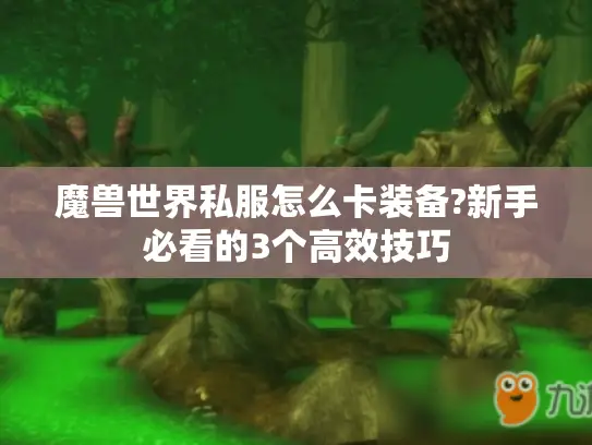 魔兽世界私服怎么卡装备?新手必看的3个高效技巧