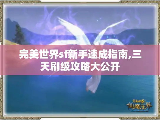 完美世界sf新手速成指南,三天刷级攻略大公开
