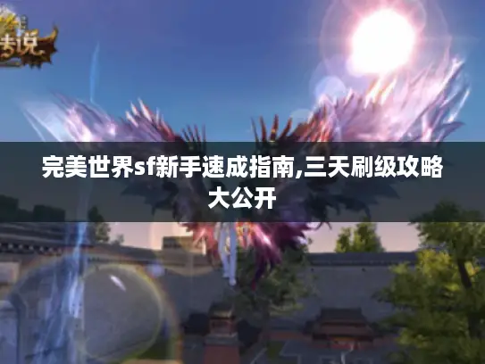 完美世界sf新手速成指南,三天刷级攻略大公开