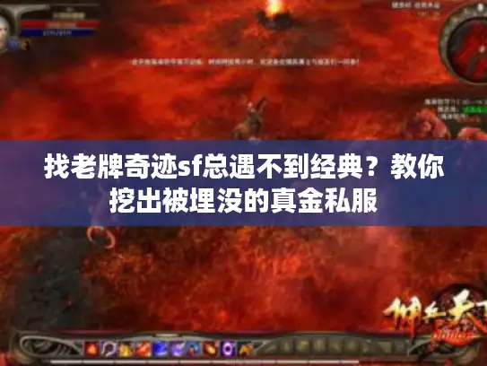 找老牌奇迹sf总遇不到经典？教你挖出被埋没的真金私服