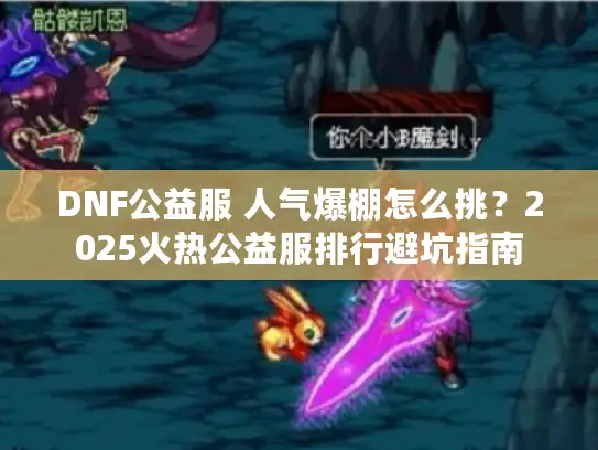 DNF公益服 人气爆棚怎么挑？2025火热公益服排行避坑指南